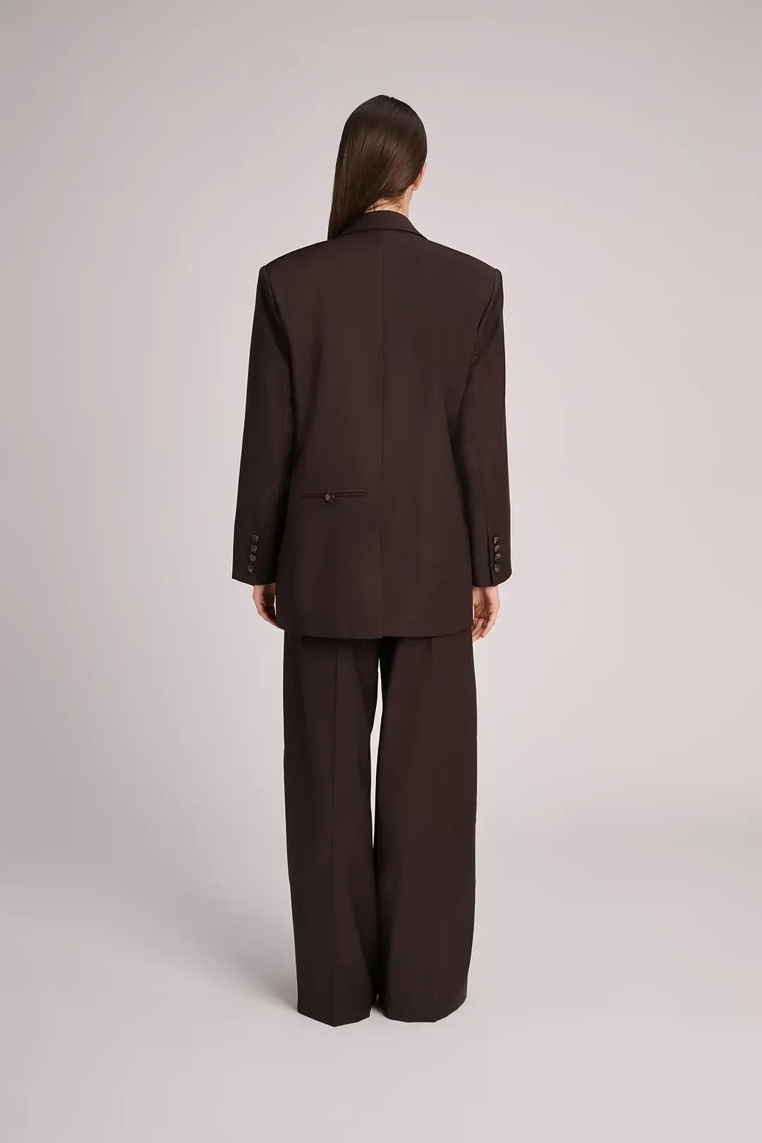 MY_BLAZER NAPLES - COOLWOOL CHOCOLAT