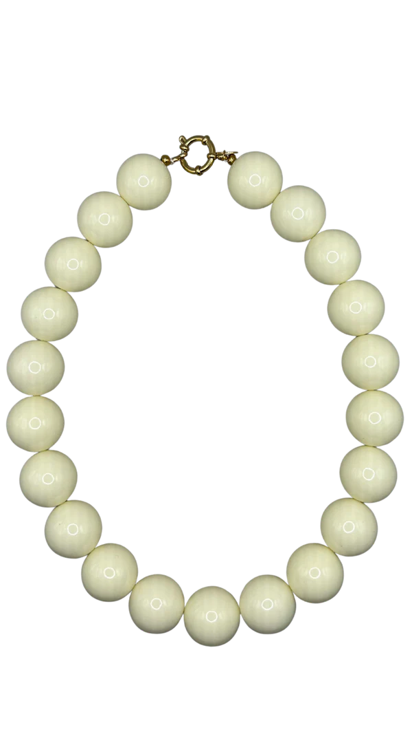 Wilma Necklace - Butter Yellow