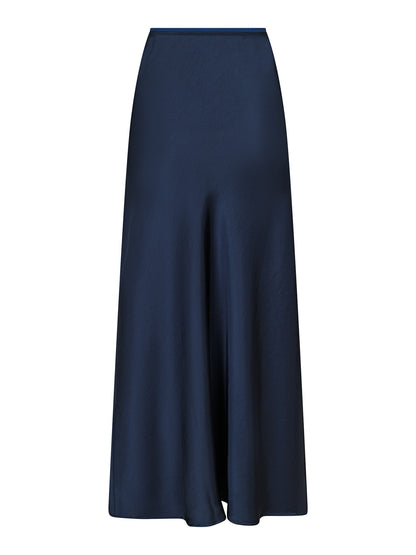 Vicky Rock aus schwerem Baumwollsatin – Midnight Blue