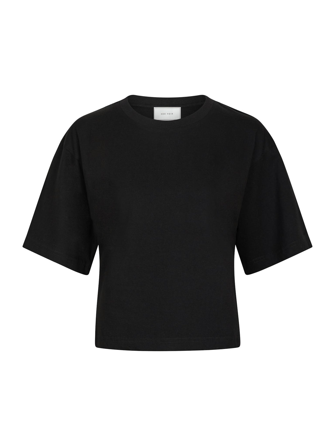 Asha Boxy Tee - Black