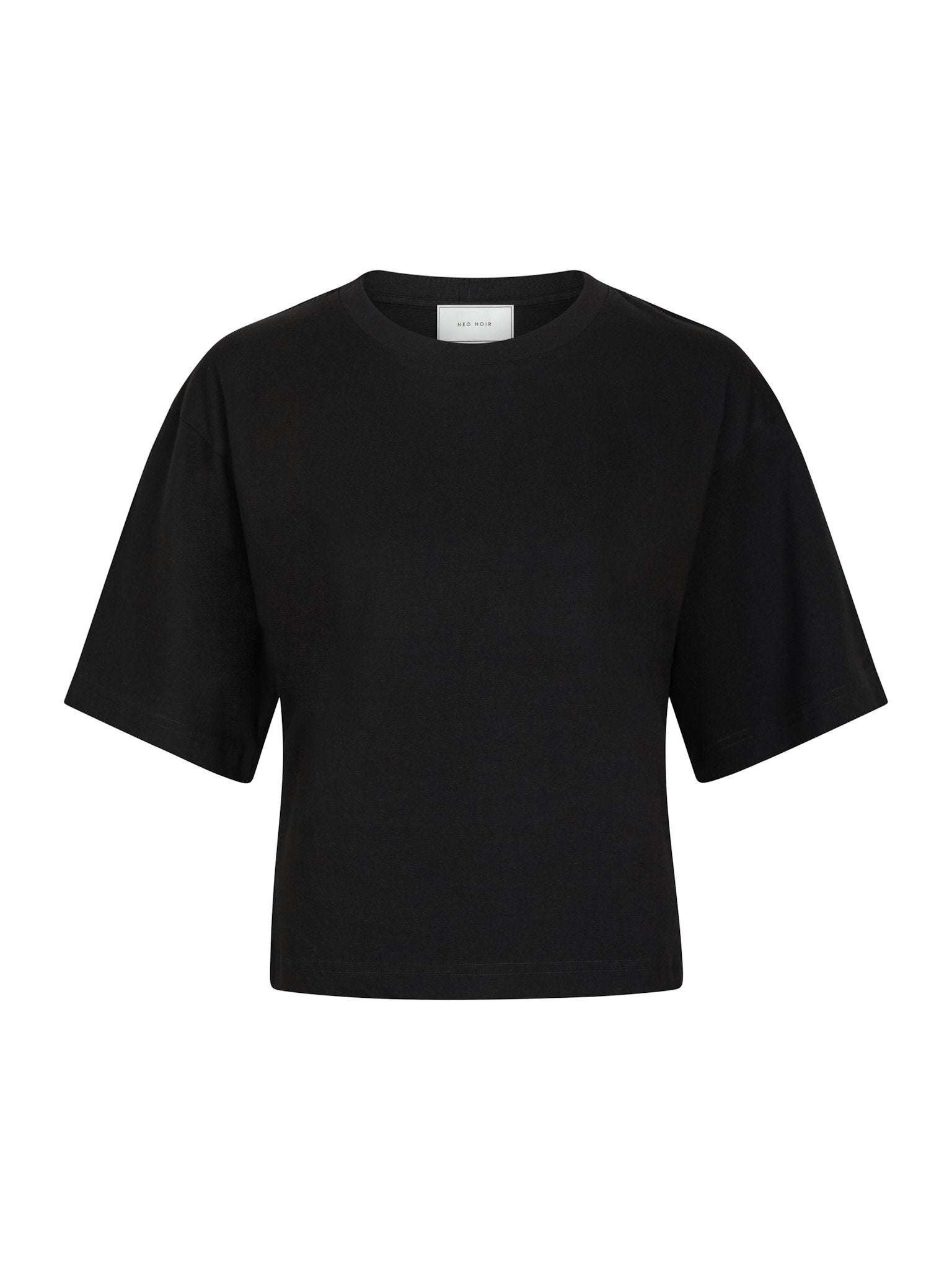 Asha Boxy Tee - Black