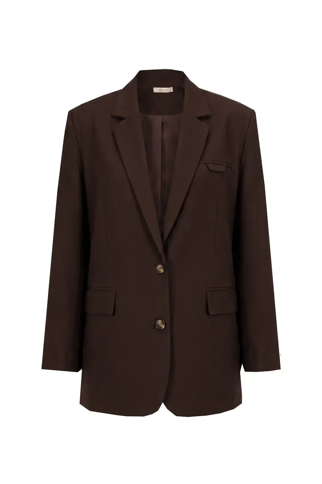 MY_BLAZER NAPLES - COOLWOOL CHOCOLAT
