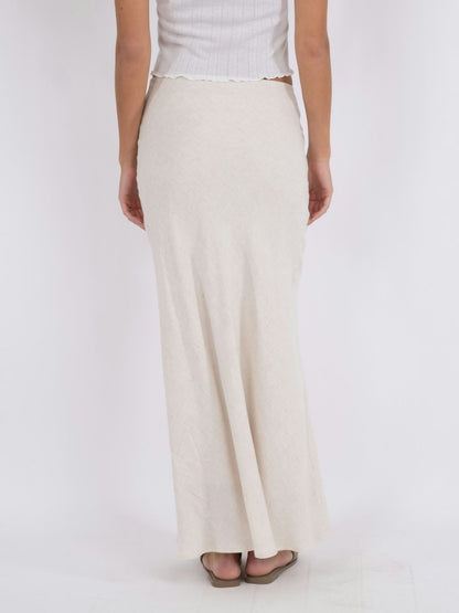 Viso Linen Skirt - Natural