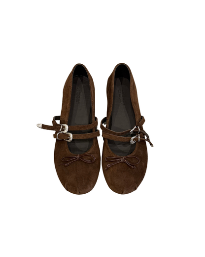 Vita Ballerina Western Strap - Dark Brown