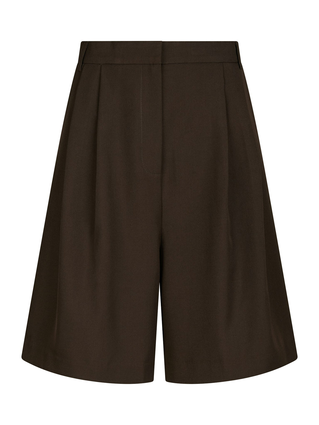 Nika Structure Shorts - Dark Brown