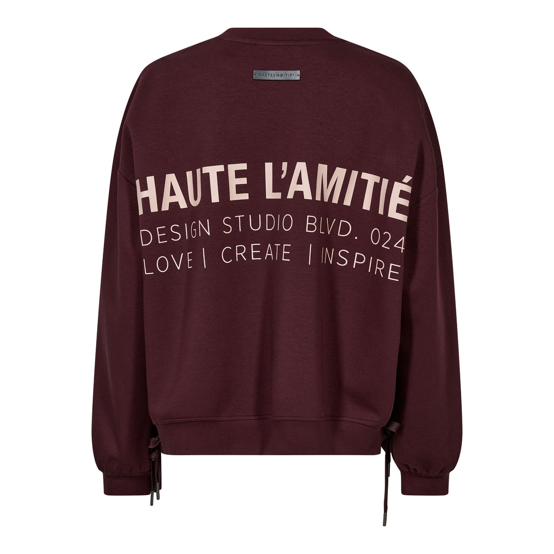 New Studio Tie Sweat - Wine
