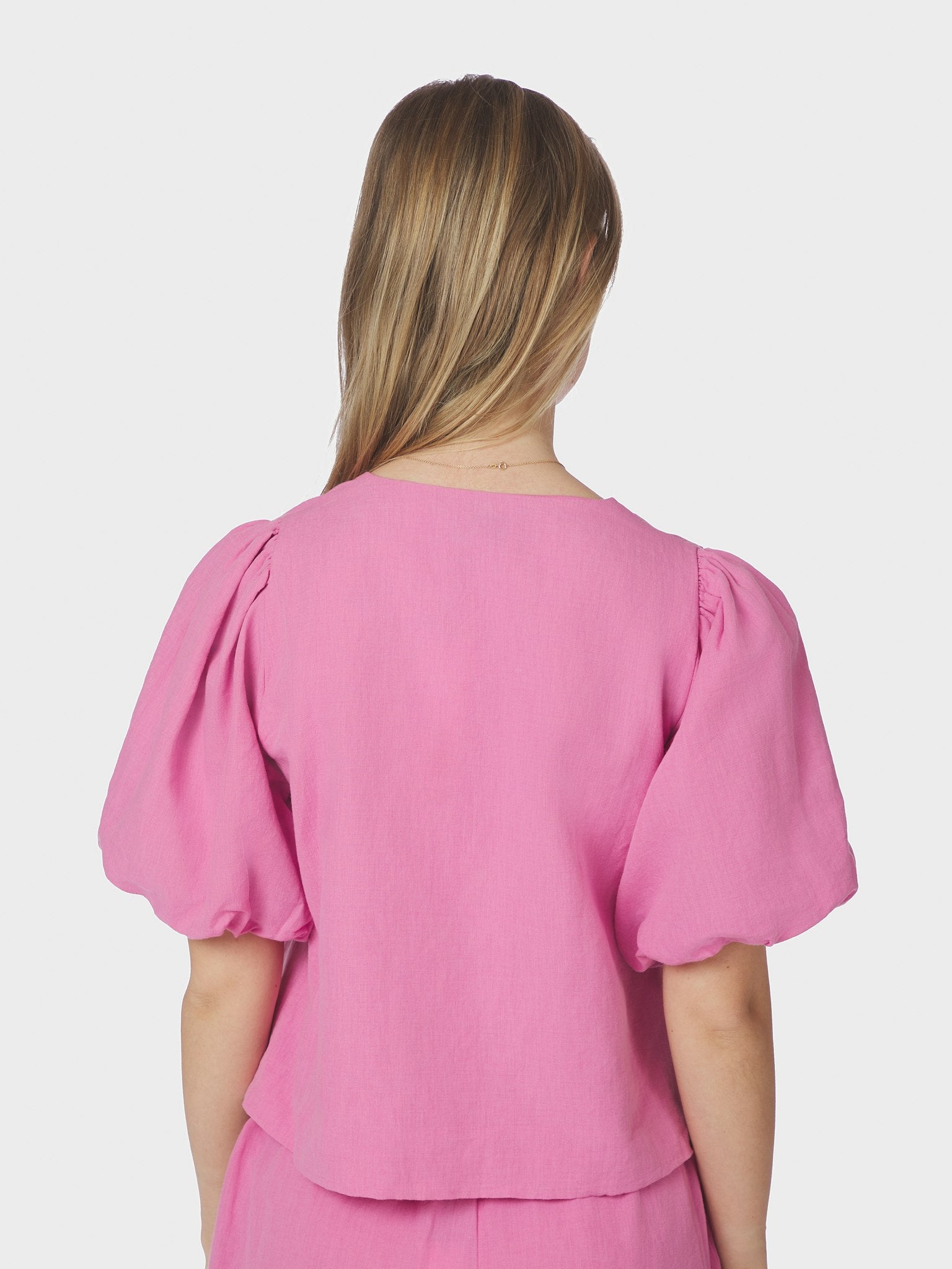 Moisa Linen Blouse - Pink