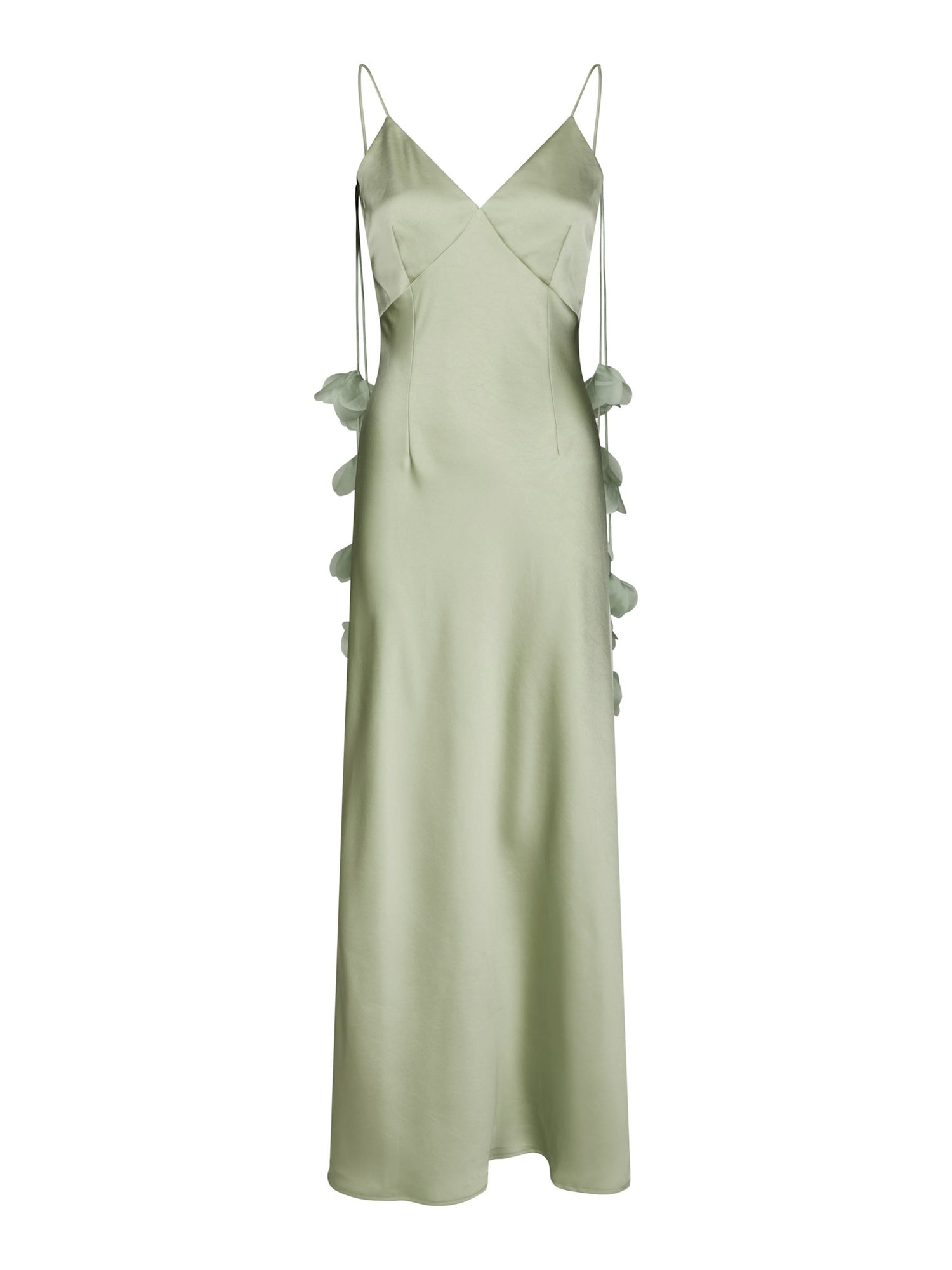 Colly Heavy Sateen Dress - Mint Green