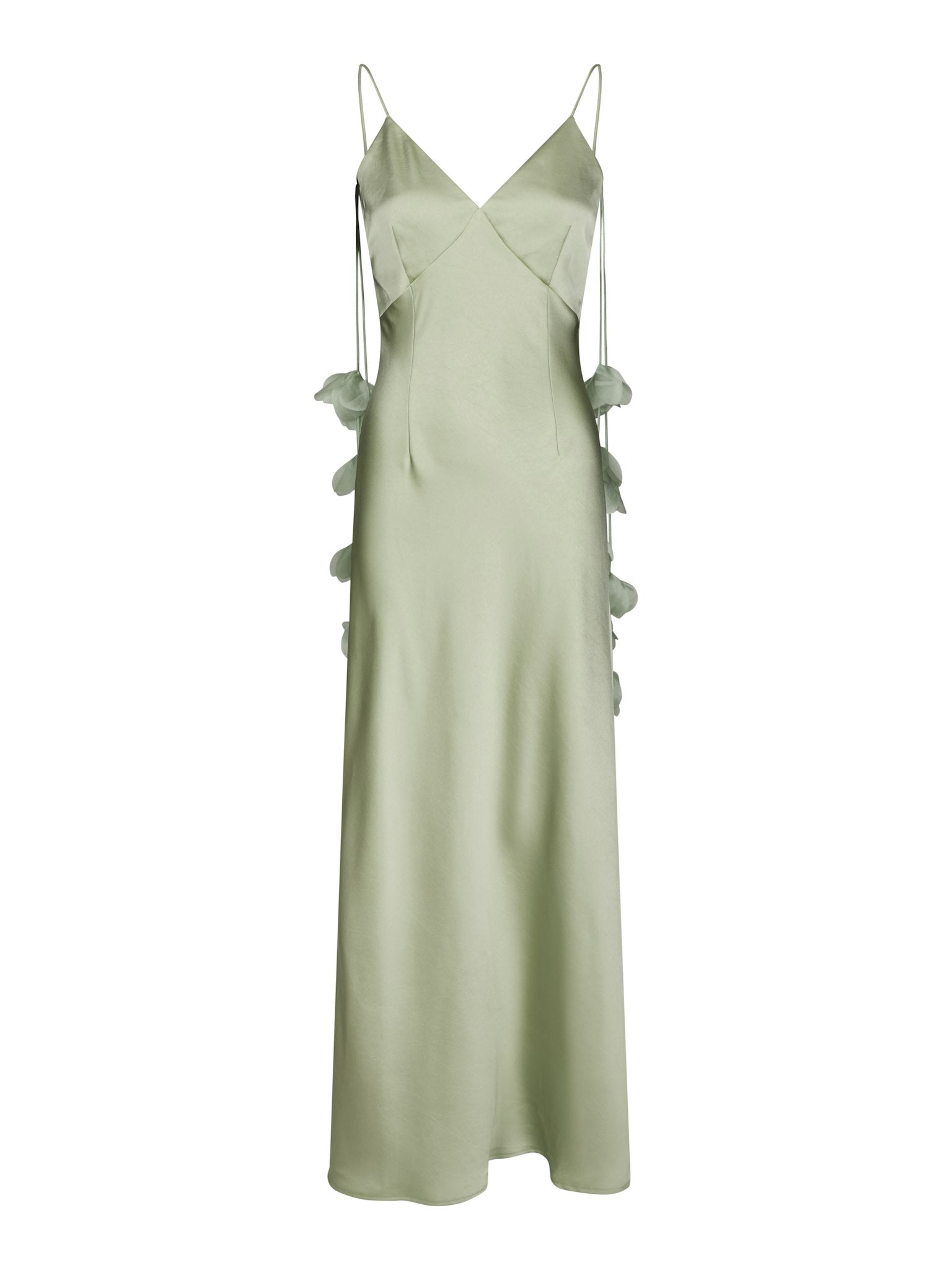 Colly Heavy Sateen Dress - Mint Green