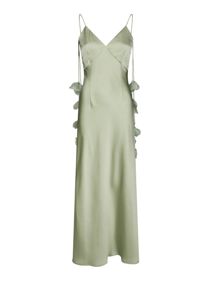 Colly Heavy Sateen Dress - Mint Green
