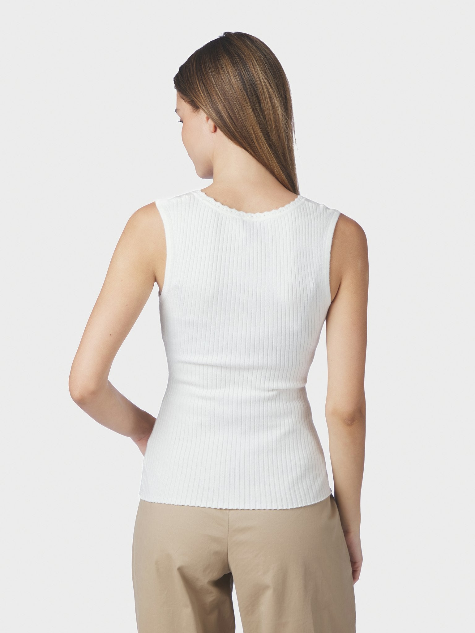 Fraline Stricktop – Off-White