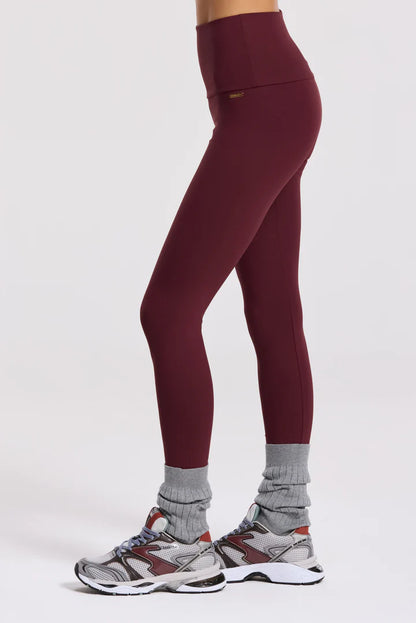 Classic Leggings High Waistband - Bordeax