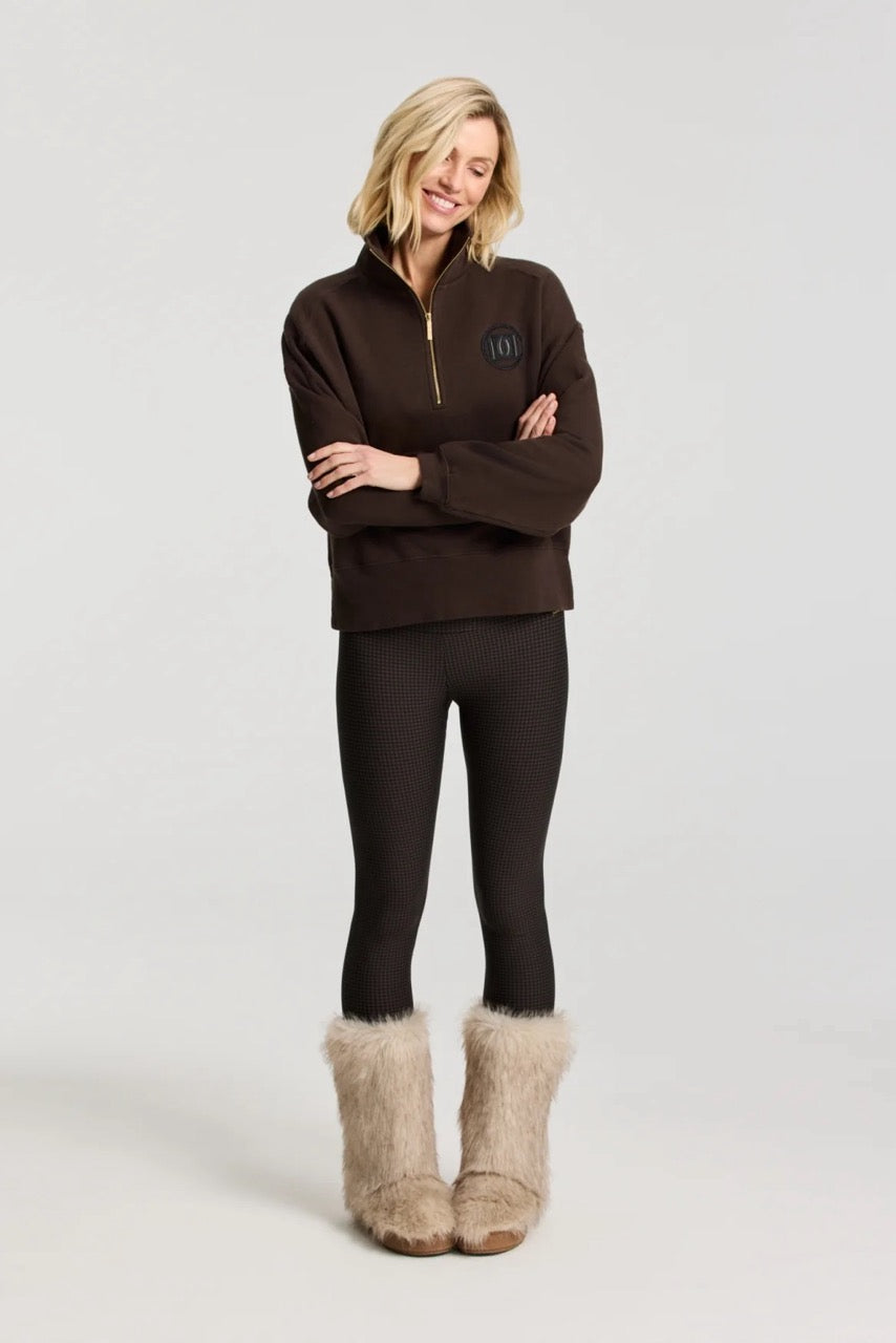 Classic Leggings High Waistband – Dusk Brown