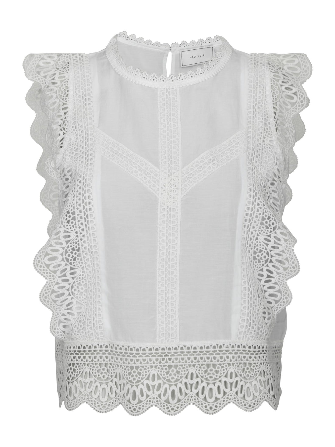 Samia Lace Top - White