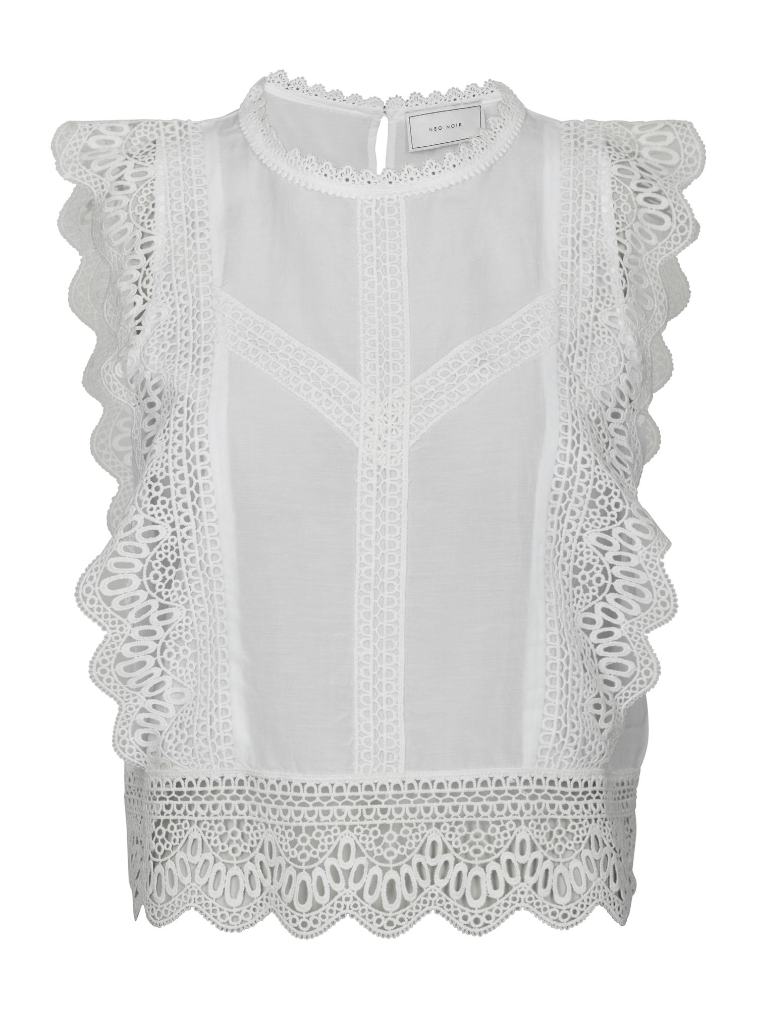 Samia Lace Top - White
