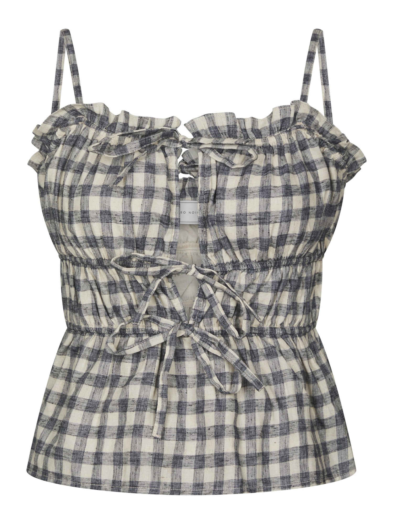 Seylor Check Top - Black