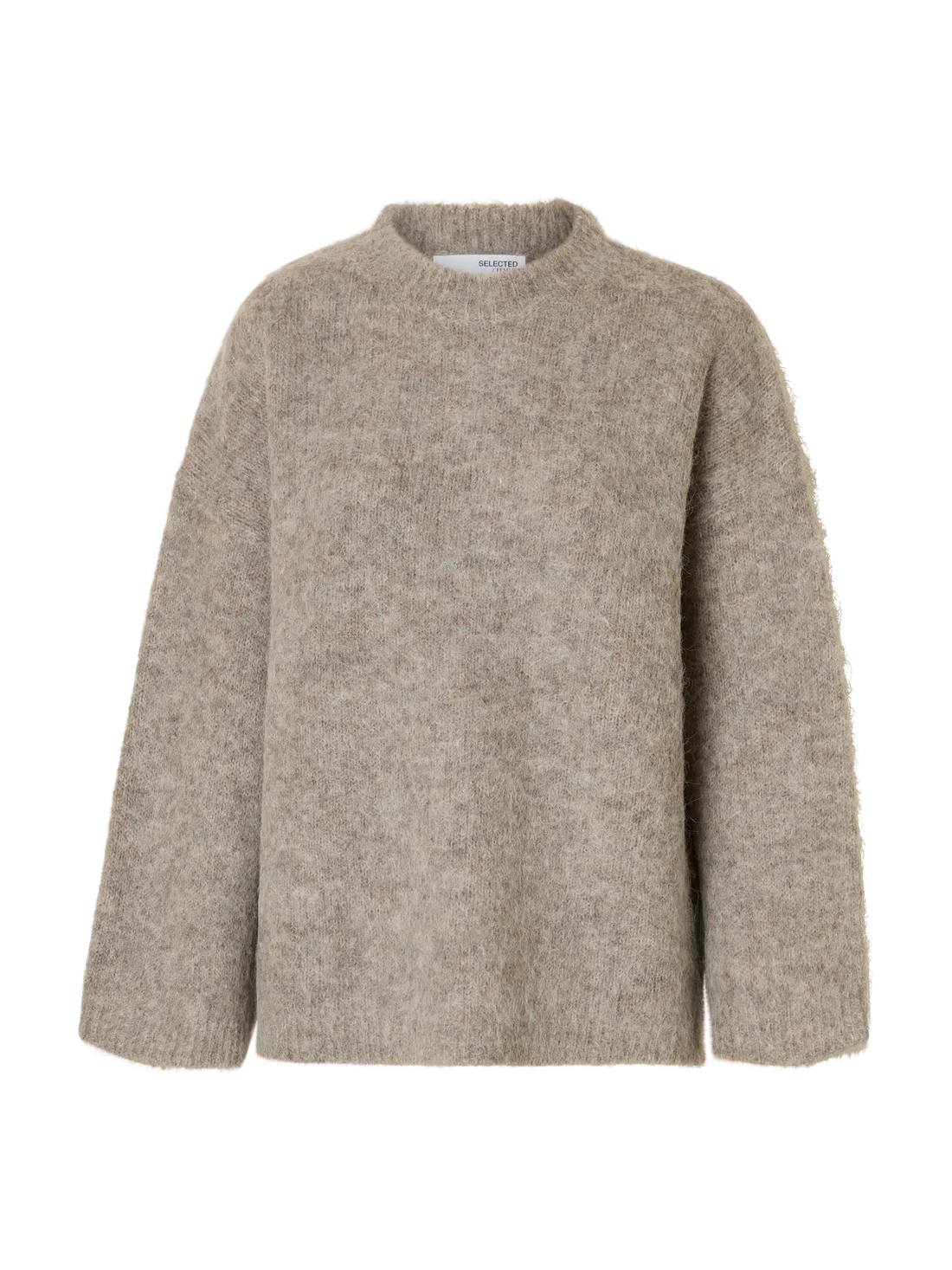 SLFgabriella LS Knit New O-Neck - Steel Grey