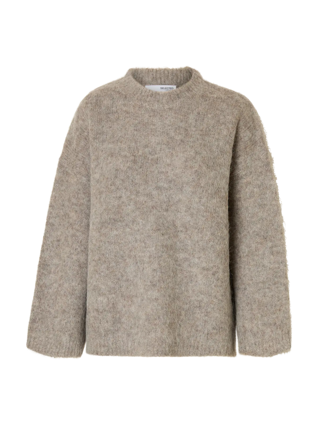 SLFgabriella LS Knit New O-Neck - Steel Grey