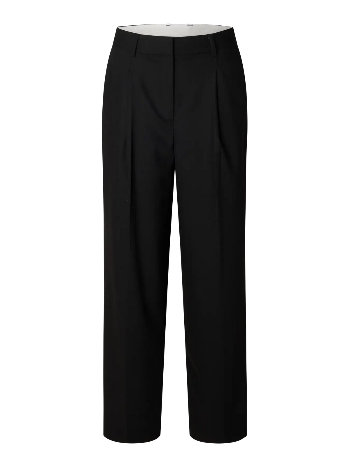 SLFWide Mara Wool Blend HW Pant - Black